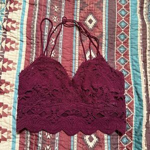 FP one Free people lace bralette size small